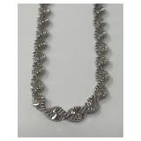 18in. 925 Sterling Silver Italy Necklace 11.43