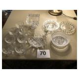 15 PCS MISC CLEAR GLASS