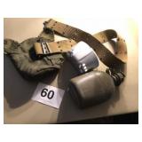 ARMY EQUIPMENT BELT & CANTEEN