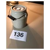 QUART STONEWARE CANNING JAR W/LID