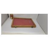 Small glass showcase