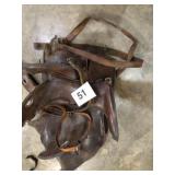 LEATHER FROM A MODEL 1928 McCLELLAN