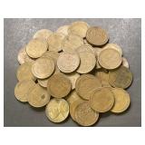 (50) Wheat Pennies