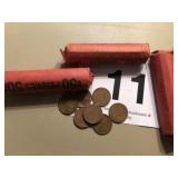 3 ROLLS LINCOLN WHEAT PENNIES