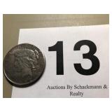 1927 PEACE SILVER DOLLAR