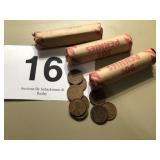 3 ROLLS LINCOLN WHEAT PENNIES