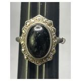 Sz.7.5 Sterling Silver Ring 4.31 Grams