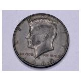 1968 -D Kennedy Silver Half Dollar