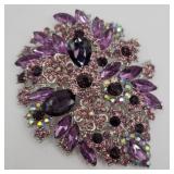 Large Costume Brooch/Pendant  3 x 4"