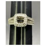 Sz.6.5 Sterling Silver Ring 3.88 Grams