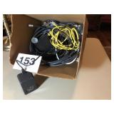 BOX OF MISC CORDS