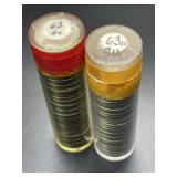 1963 BU Nickel Rolls one is partial
