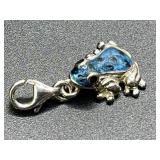 Sterling Silver Frog Charm 4.88 Grams
