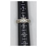 Ring Marked Vancaro .925 Sterling,  Size 8.5 5.62