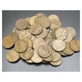 (50) Wheat Pennies
