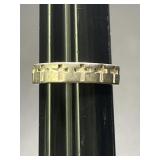 Sz.7 Sterling Silver Cross Ring 3.19 Grams