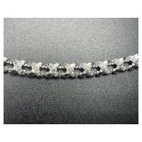 7.5in. Sterling Silver Bracelet 12.46 Grams