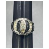 Sz.5 Sterling Silver Ring 4.68 Grams