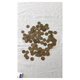 100 Wheat Pennies