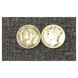 1918 & 1945?Mercury Dimes