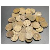 (50) Wheat Pennies