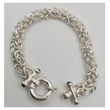 8"  Sterling 925 Chunky Bracelet