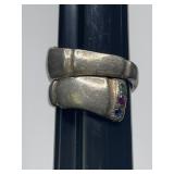 Adjustable Sterling Silver Ring 4.90 Grams