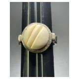 Sz.6.5 Sterling Silver Ring 7.00 Grams