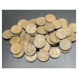 (50) Wheat Pennies