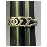 Sz.4 Sterling Silver Ring 1.56 Grams