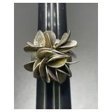 Sz.7 Sterling Silver India Ring 17.69 Grams