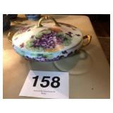 H & C SELB BAVARIA 8" COVERED BOWL