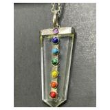 17in. Sterling Silver Necklace & Sterling Silver