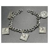 6in. Sterling Silver Cub Scouts Bracelet 15.75