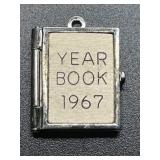 1967 Sterling Silver Yearbook Pendant 5.77 Grams