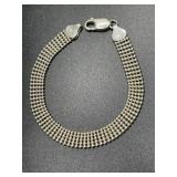 7in. 925 Italy Sterling Silver Bracelet 6.69