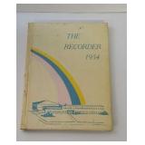 1954 Charleston IL The Recorder Yearbook