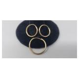 Gold Filled Earrings .61 Grams