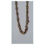 16in. 14k. Yellow Gold Necklace .76 Grams