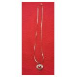 15 In. 14 K Necklace & Pendant 1.00g