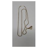 18in. 14k. Yellow Gold Italy Necklace 2.29 Grams