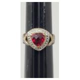 Sz.9.5 925 Sterling Silver Ring6.04 Grams