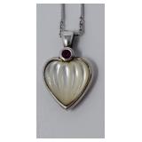 14in. Sterling Silver Necklace & 925 Sterling