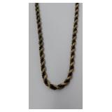 16in. Yellow Gold Necklace 14.52 Grams (broken)