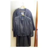 Leather Coats Full, Short , Small and 11/12