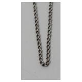 14in. 14k. White Gold Necklace .79 Grams