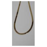 17in. 10k. Yellow Gold Necklace 3.00 Grams