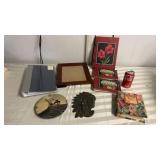 Photo Albums, Frame, End of Trail Clock, Cast