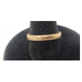 Sz.8.5 10kp Gold Ring 2.23 Grams