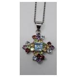 16in. 925 Sterling Silver Necklace 6.04 Grams